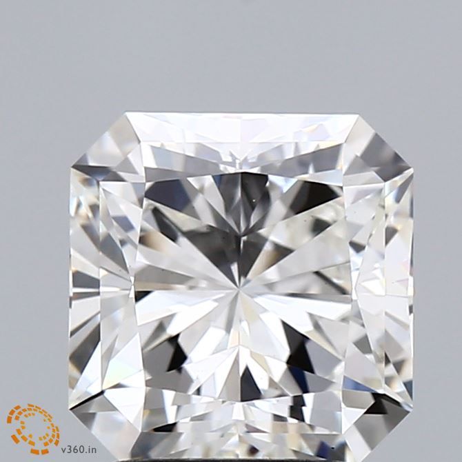 2.66 ct lab-grown Square radiant Diamond