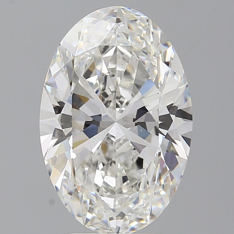 5.09 ct. oval Lab Grown Diamond front image
