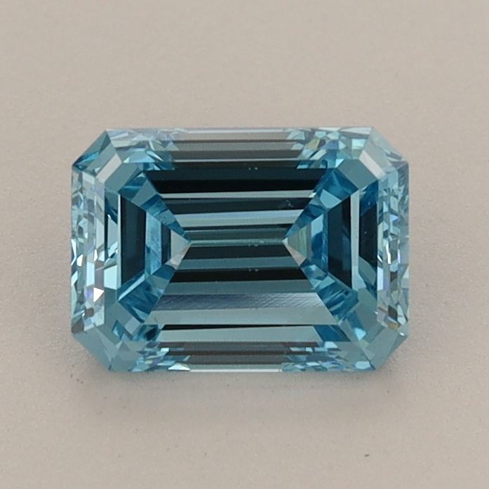 0.9 CT Fancy Vivid Blue EMERALD