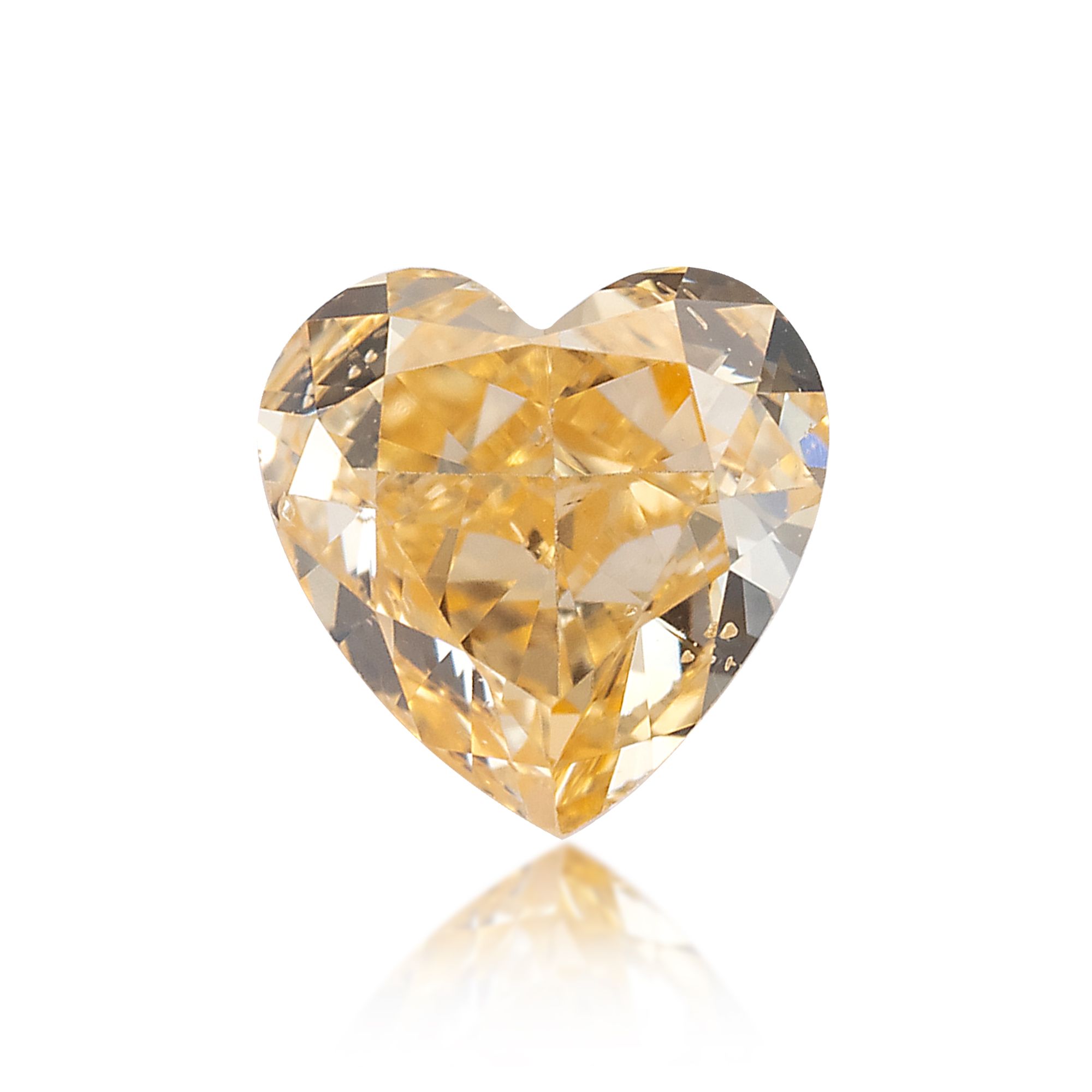 Diament 0.29 ct Fancy Orange Yellow/SI1
