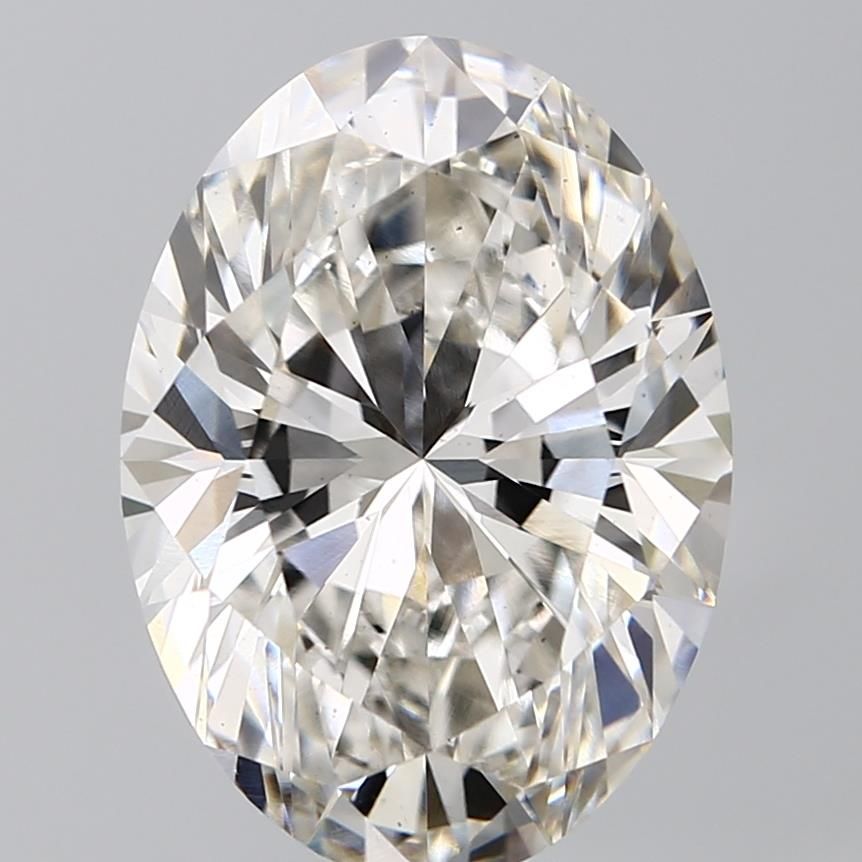 7.22 ct. oval Lab Grown Diamond front image