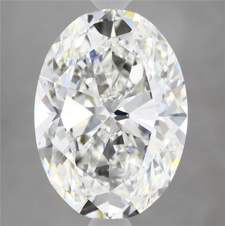 6.05 ct. oval Lab Grown Diamond front image