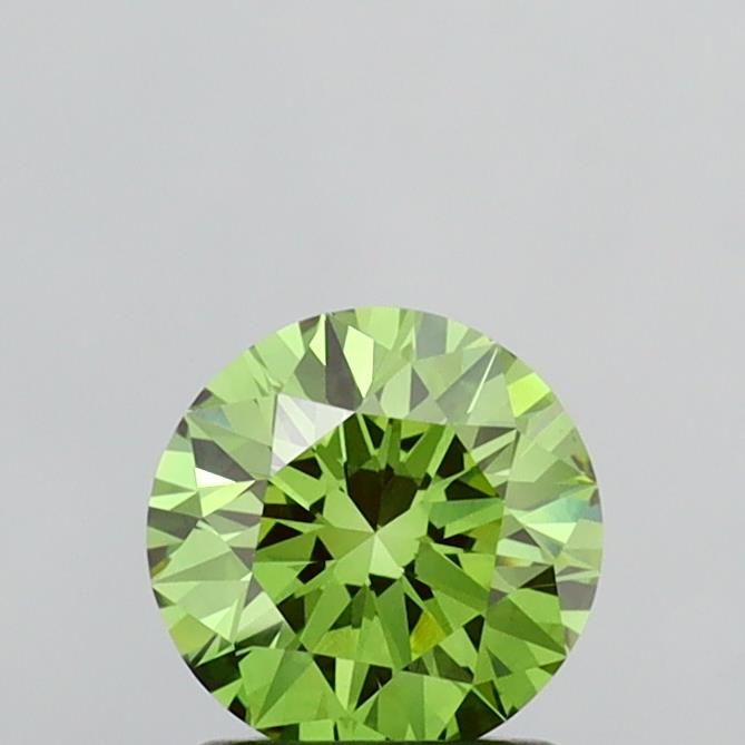 1.1 CT Fancy Vivid Green ROUND