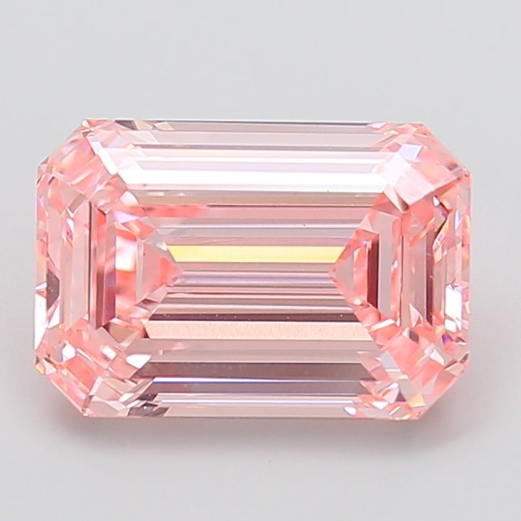 6.05 ct. emerald Lab Grown Diamond front image
