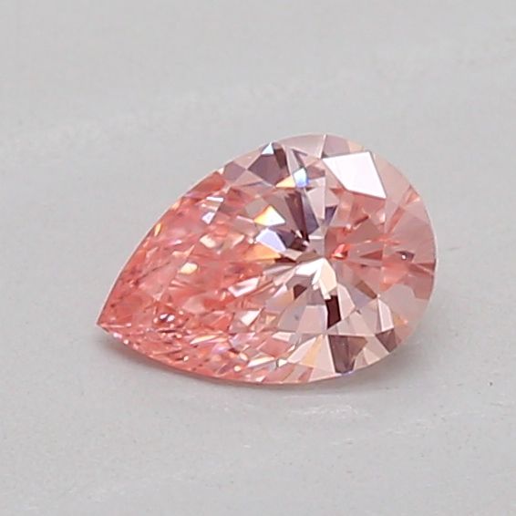 0.21 CT Fancy Vivid Pink PEAR