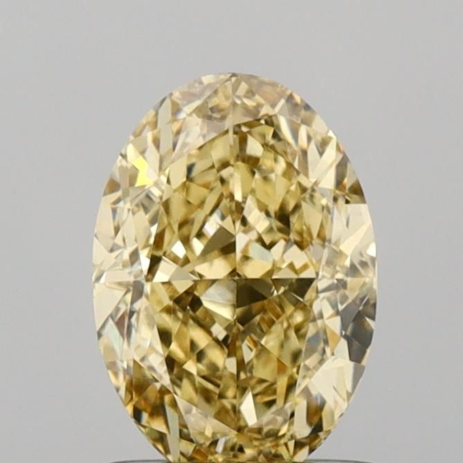 1.07 CT Fancy Light Yellow OVAL