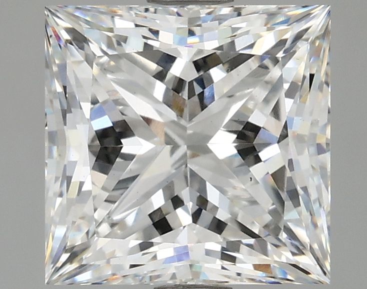 3.78 ct. princess Lab Grown Diamond front image