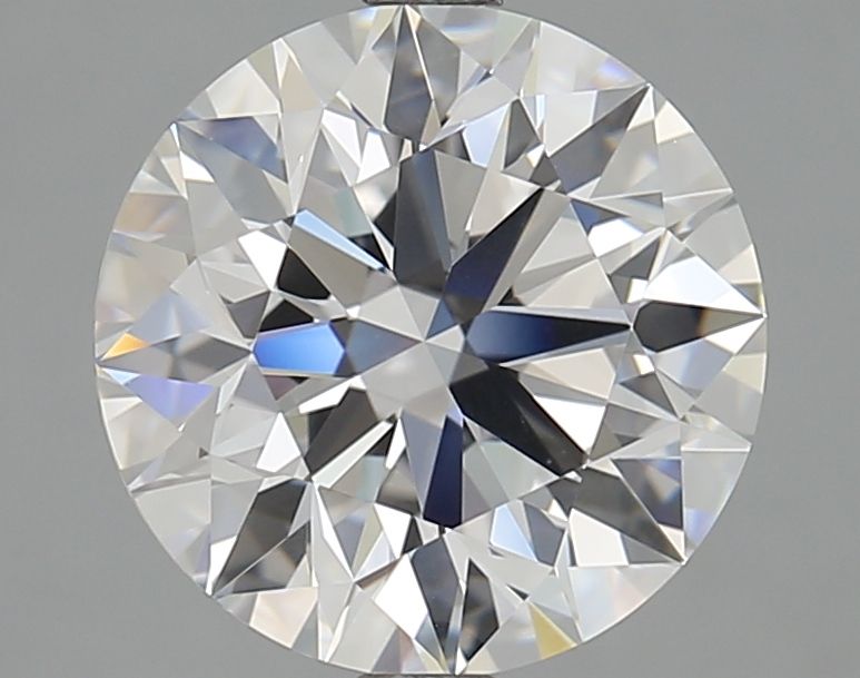 Diamant Rond 3.71 ct - Couleur D - Pureté VVS2