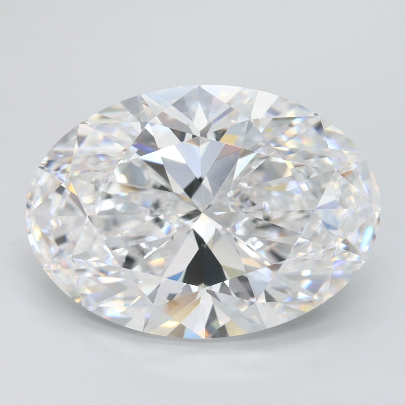 5.25 ct. oval Lab Grown Diamond front image