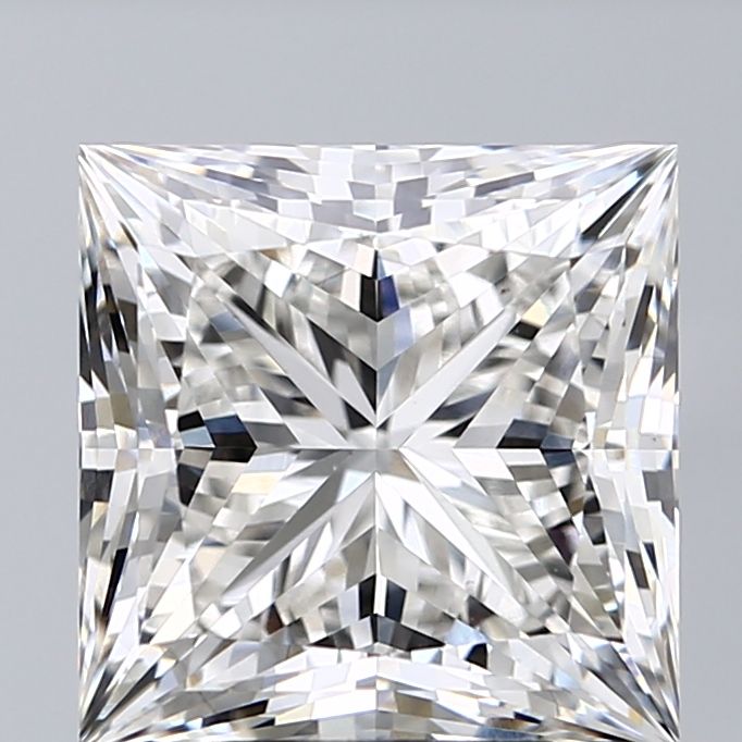 6.14 ct. princess Lab Grown Diamond front image