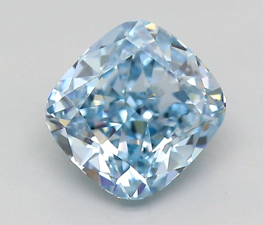 1.05 CT Fancy Vivid Blue CUSHION MODIFIED