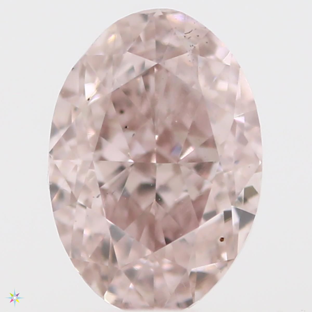 Diament 0.37 ct Fancy Orangey Pink/VS2