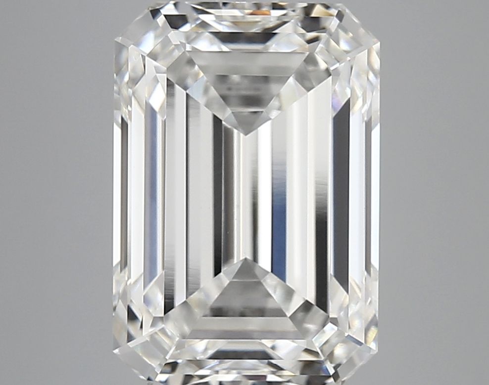 7.14 ct. emerald Lab Grown Diamond front image