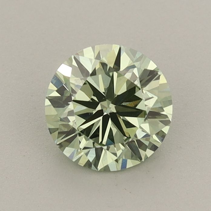 0.74 CT Fancy Vivid Green ROUND