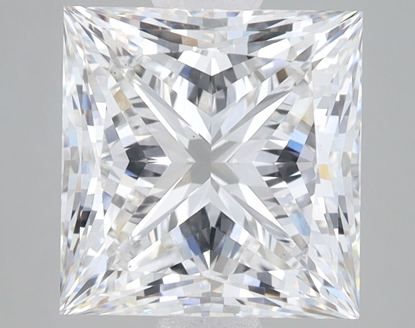 4.02 ct. princess Lab Grown Diamond front image