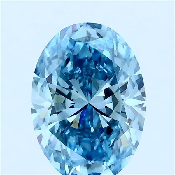 1.0 CT Fancy Vivid Blue OVAL