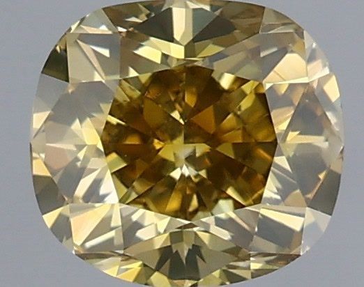 Diament 1.11 ct Fancy Deep Brownish Greenish Yellow/VS1