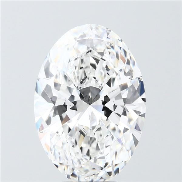 6.08 ct. oval Lab Grown Diamond front image
