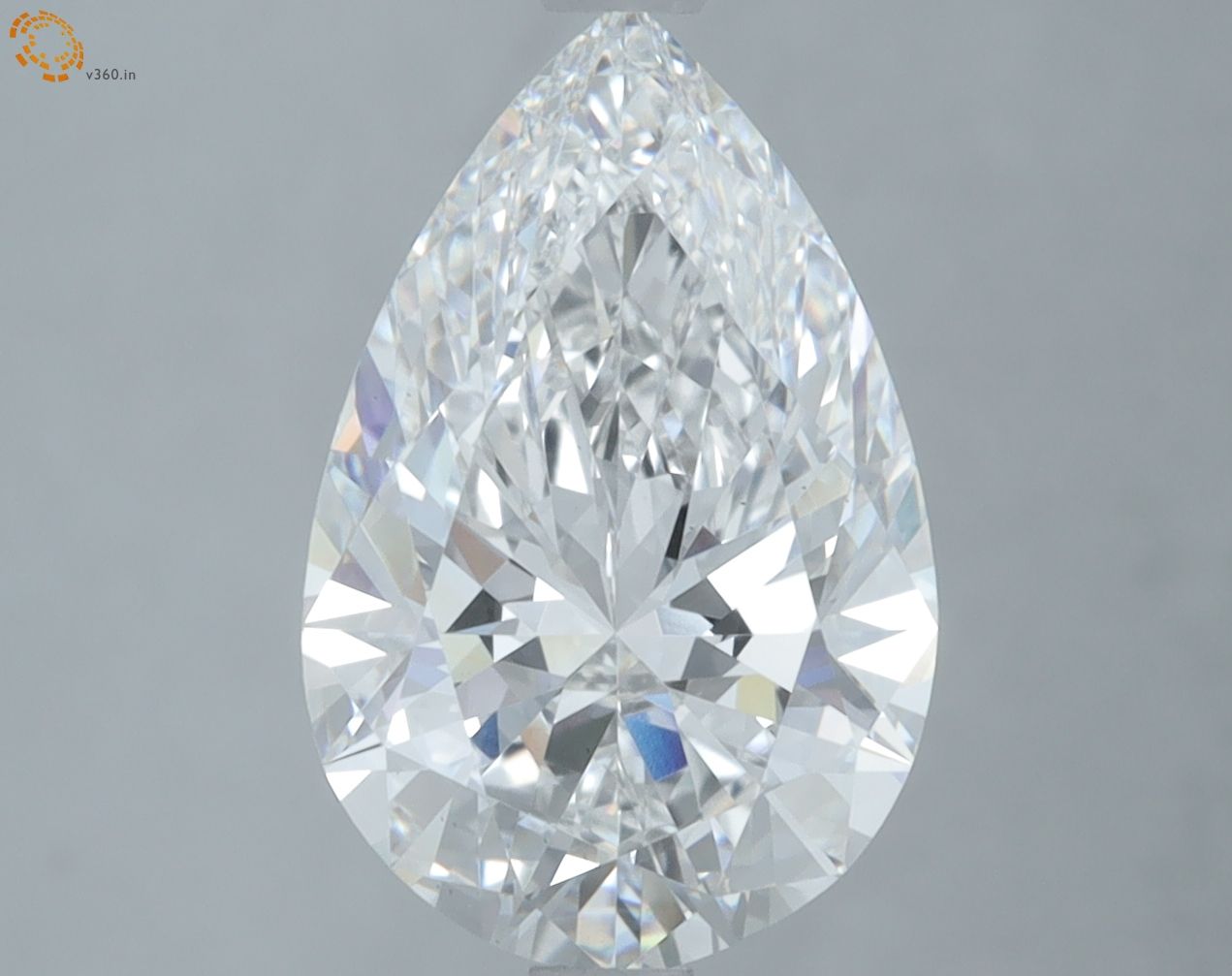 2.87 ct. pear Lab Grown Diamond front image
