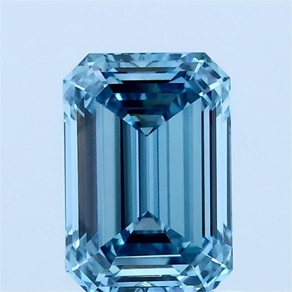 1.06 CT Fancy Vivid Blue EMERALD