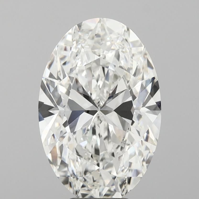 7.30 ct. oval Lab Grown Diamond front image