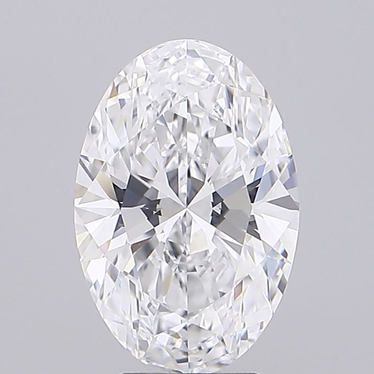 3.08 ct. oval Lab Grown Diamond front image