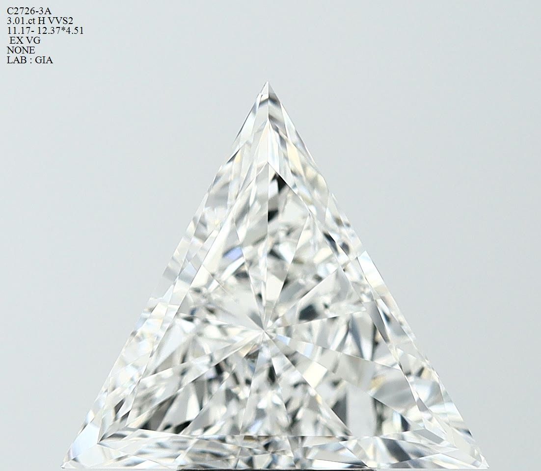 3.01 ct Trilliant Diamond