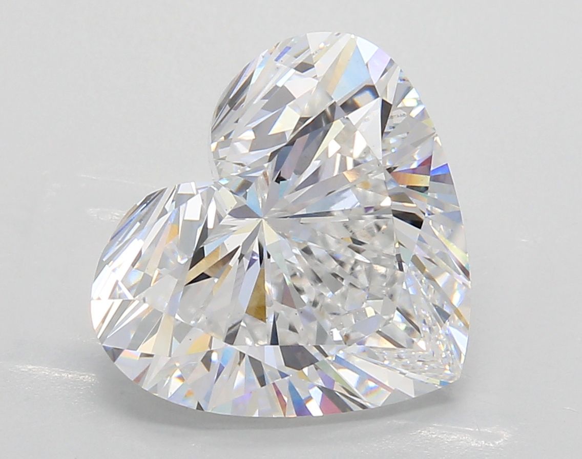 5.79 ct. heart Lab Grown Diamond front image
