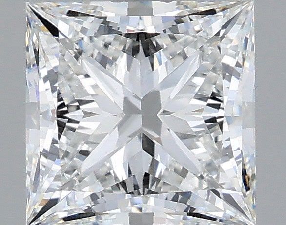 0.59 ct lab-grown Princess Diamond