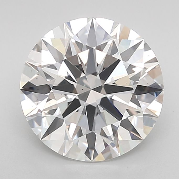 2.75 ct. round Lab Grown Diamond front image