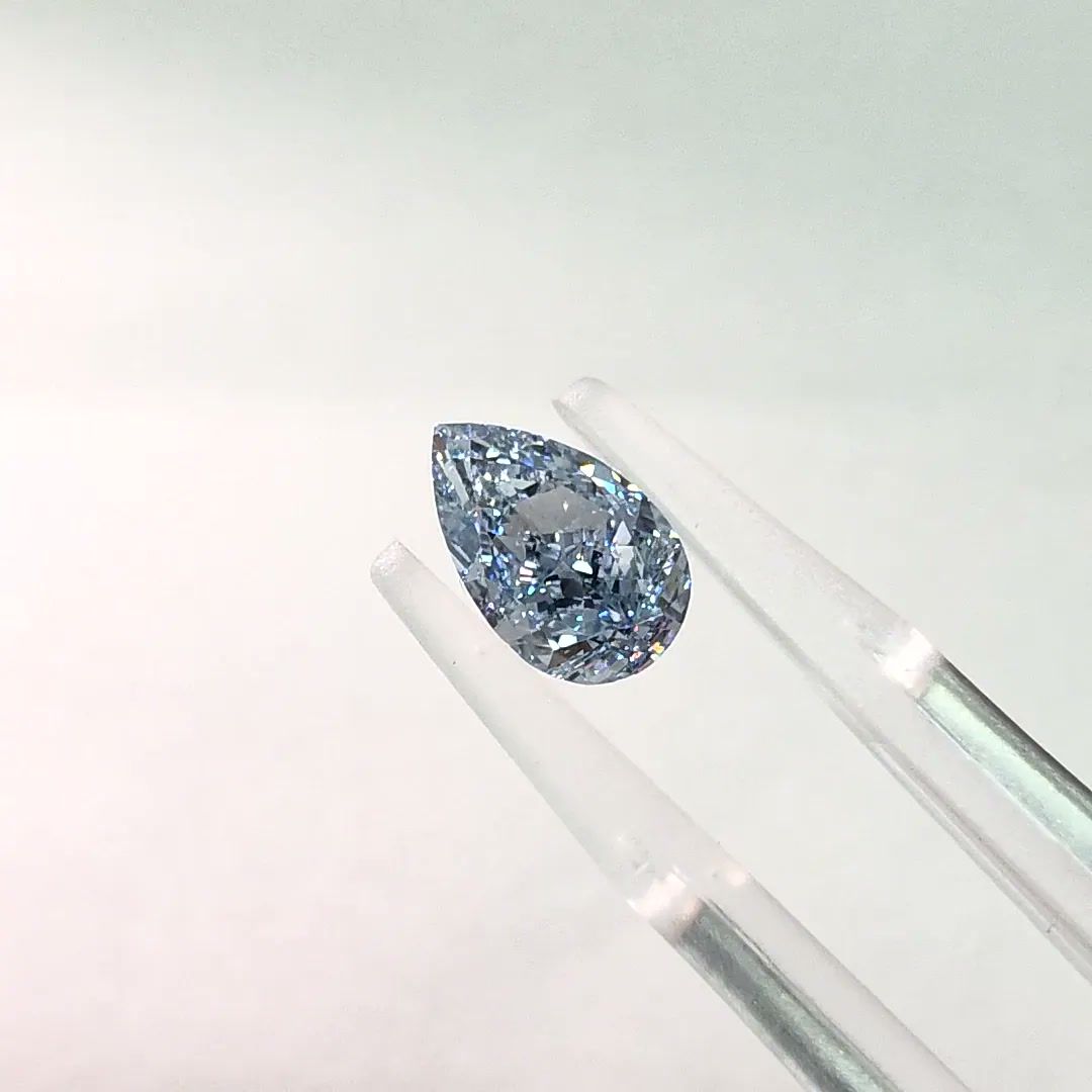 1.38 CT Fancy Blue PEAR