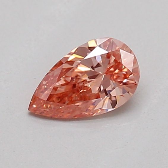 0.22 CT Fancy Pinkish Brown PEAR