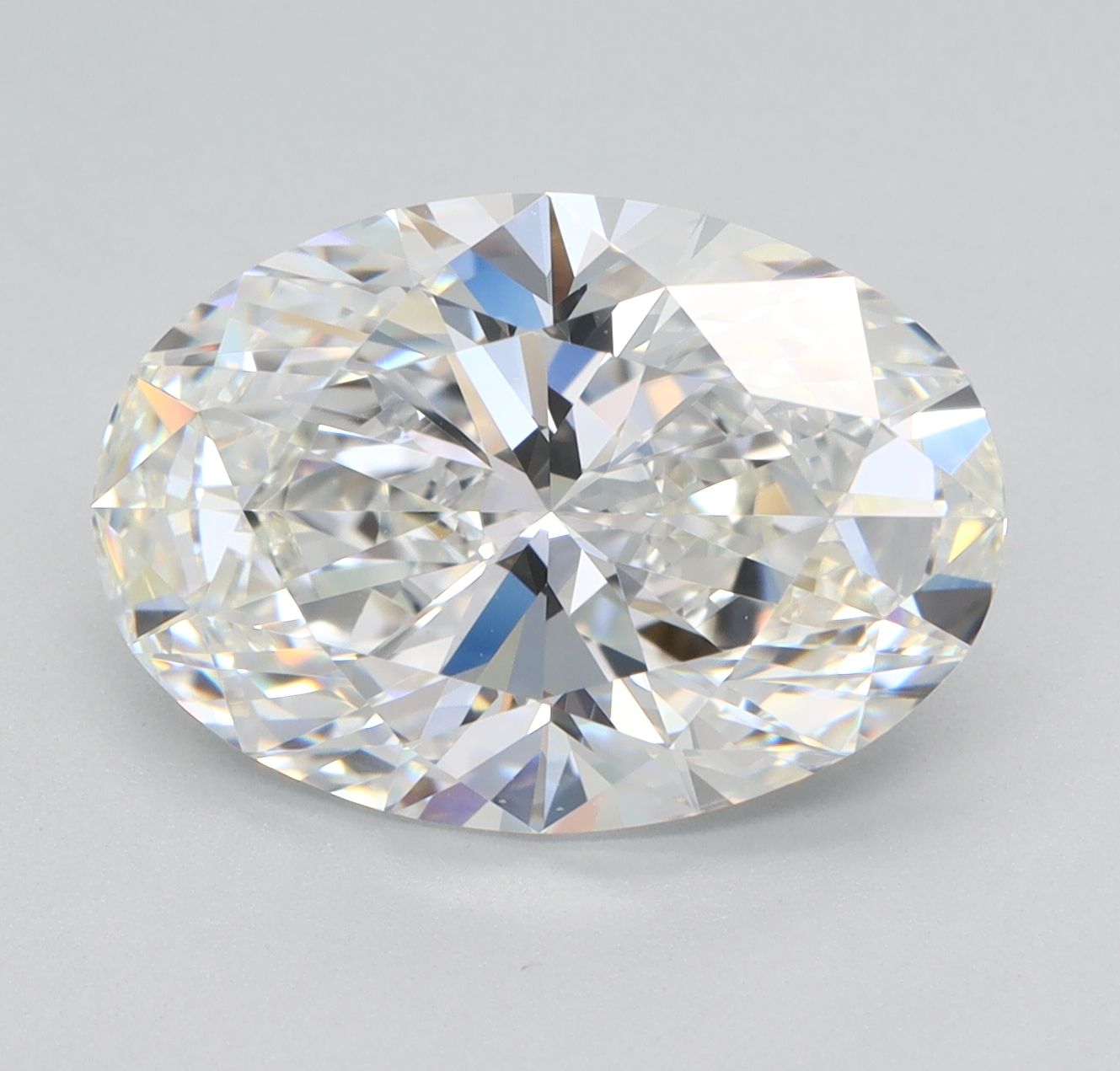 4.05 ct. oval Lab Grown Diamond front image