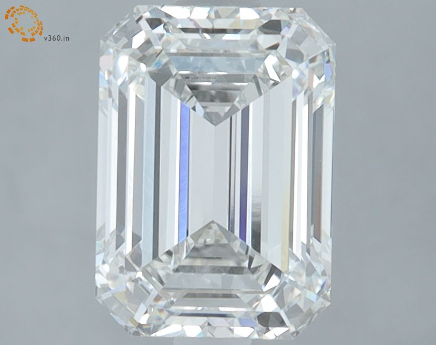 2.58 ct. emerald Lab Grown Diamond front image