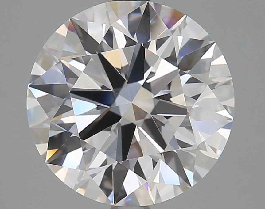Diamant Rond 5.01 ct - Couleur D - Pureté IF