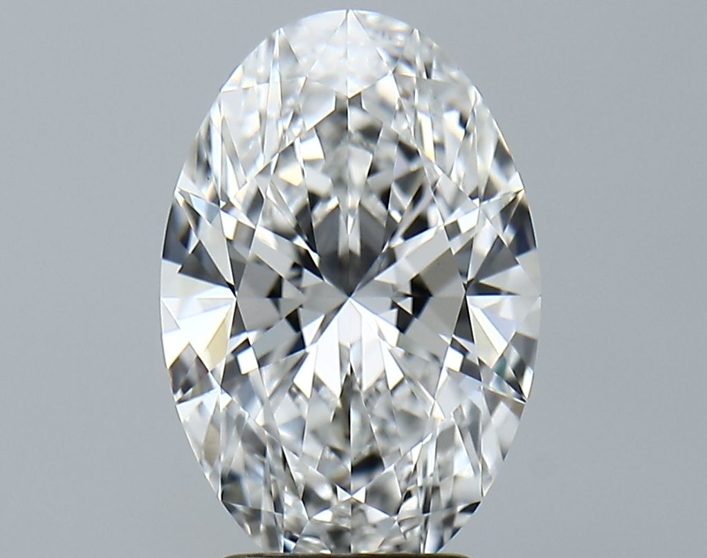3.13 ct. oval Lab Grown Diamond front image
