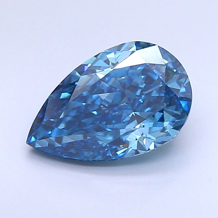 1.79 CT Fancy Vivid Blue PEAR