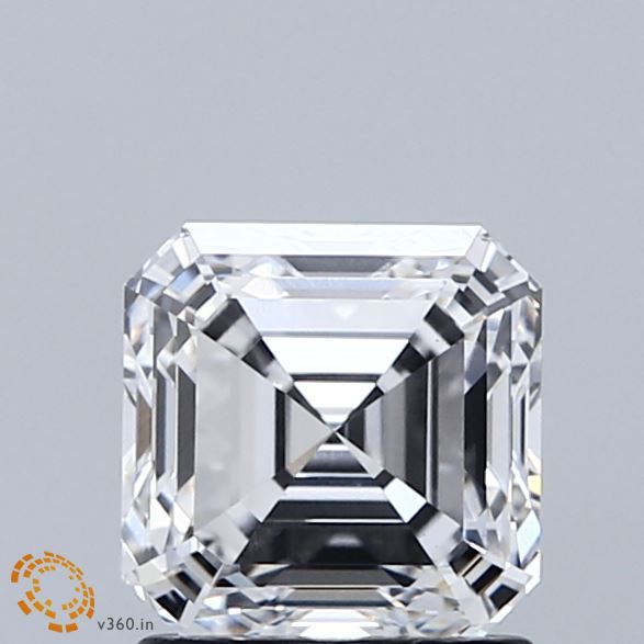 1.56 ct lab-grown Asscher Diamond