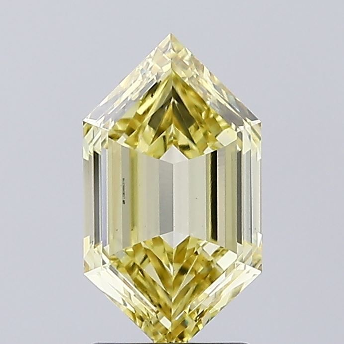 2.03 ct lab-grown Hexagonal Diamond