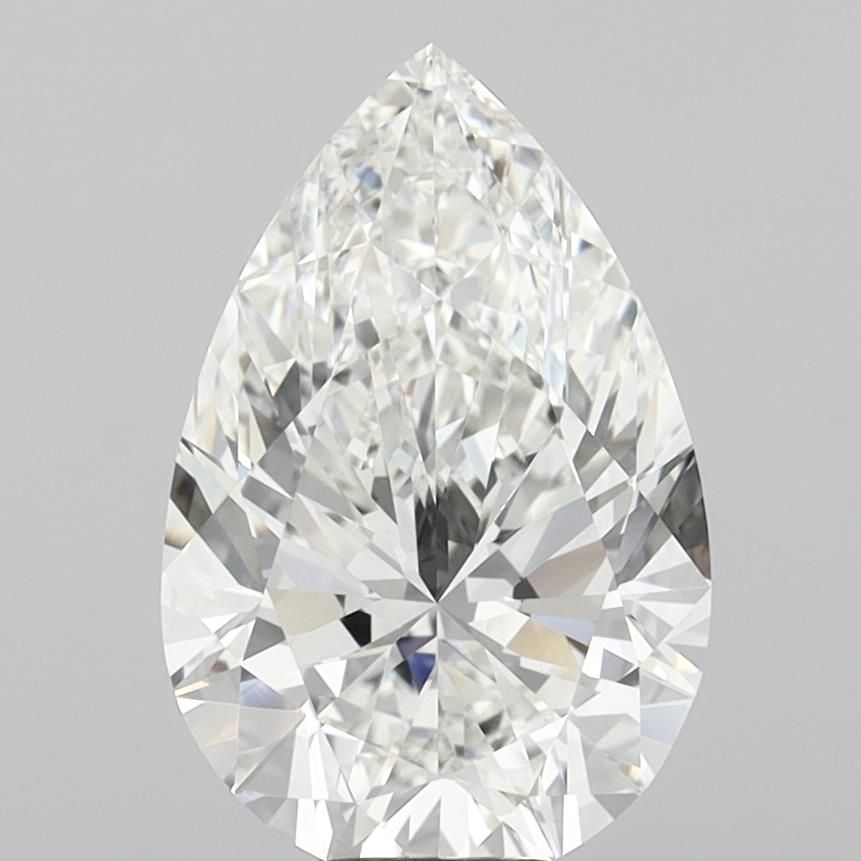 8.01 ct. pear Lab Grown Diamond front image