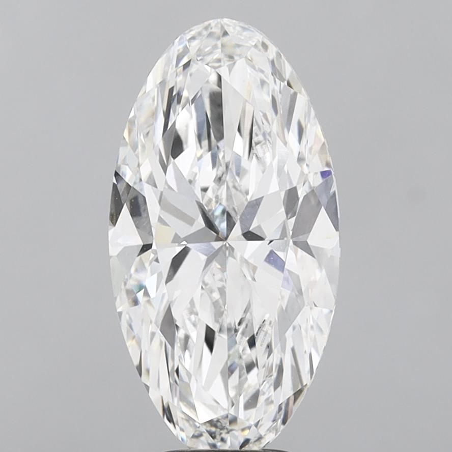6.59 ct. oval Lab Grown Diamond front image