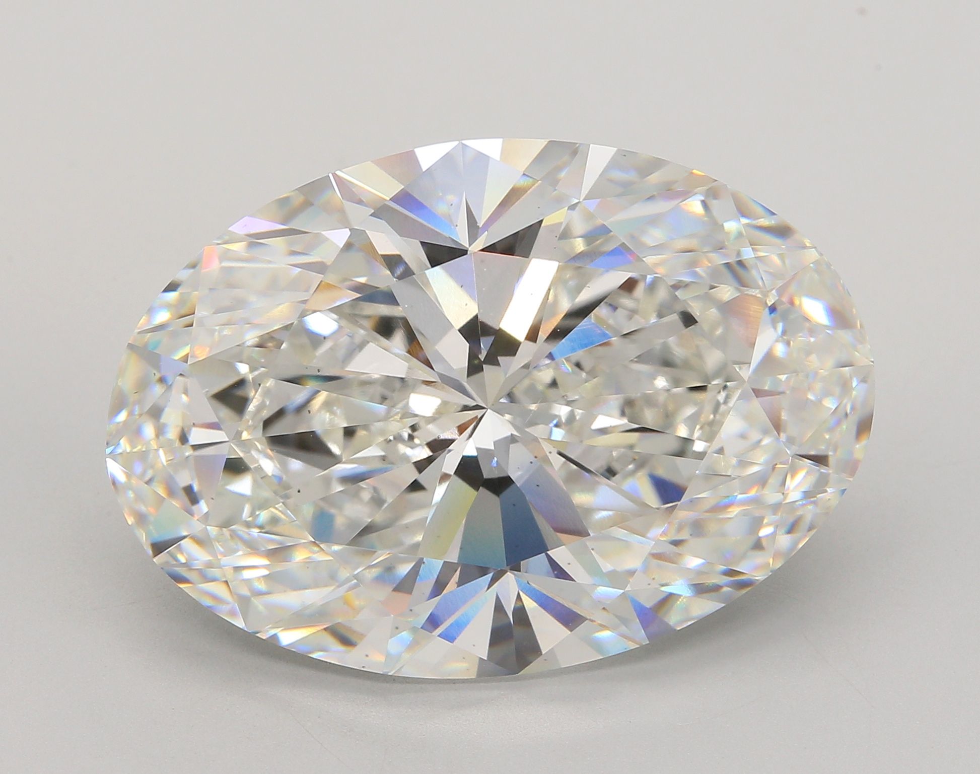 30.43 ct. oval Lab Grown Diamond front image