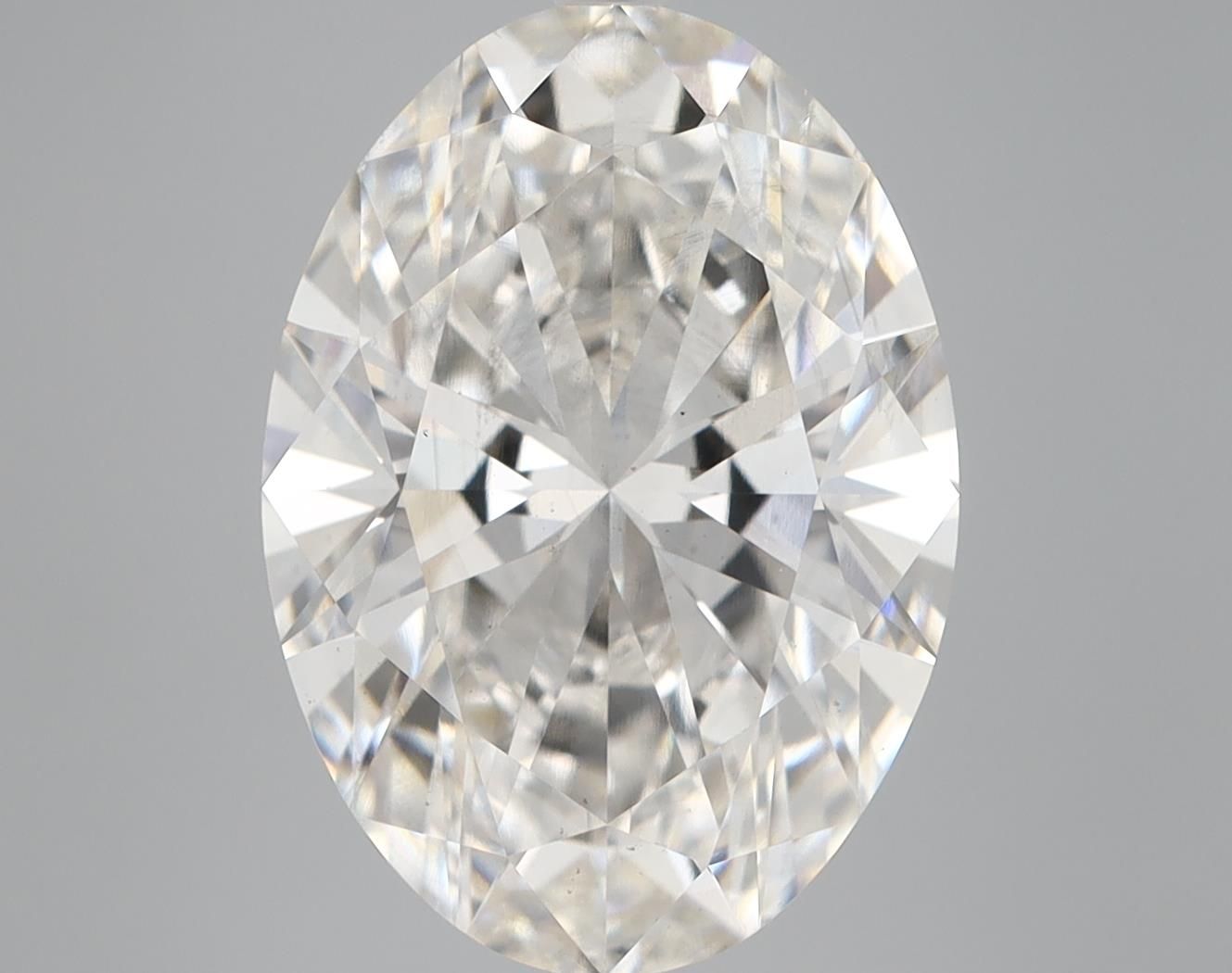 6.11 ct. oval Lab Grown Diamond front image