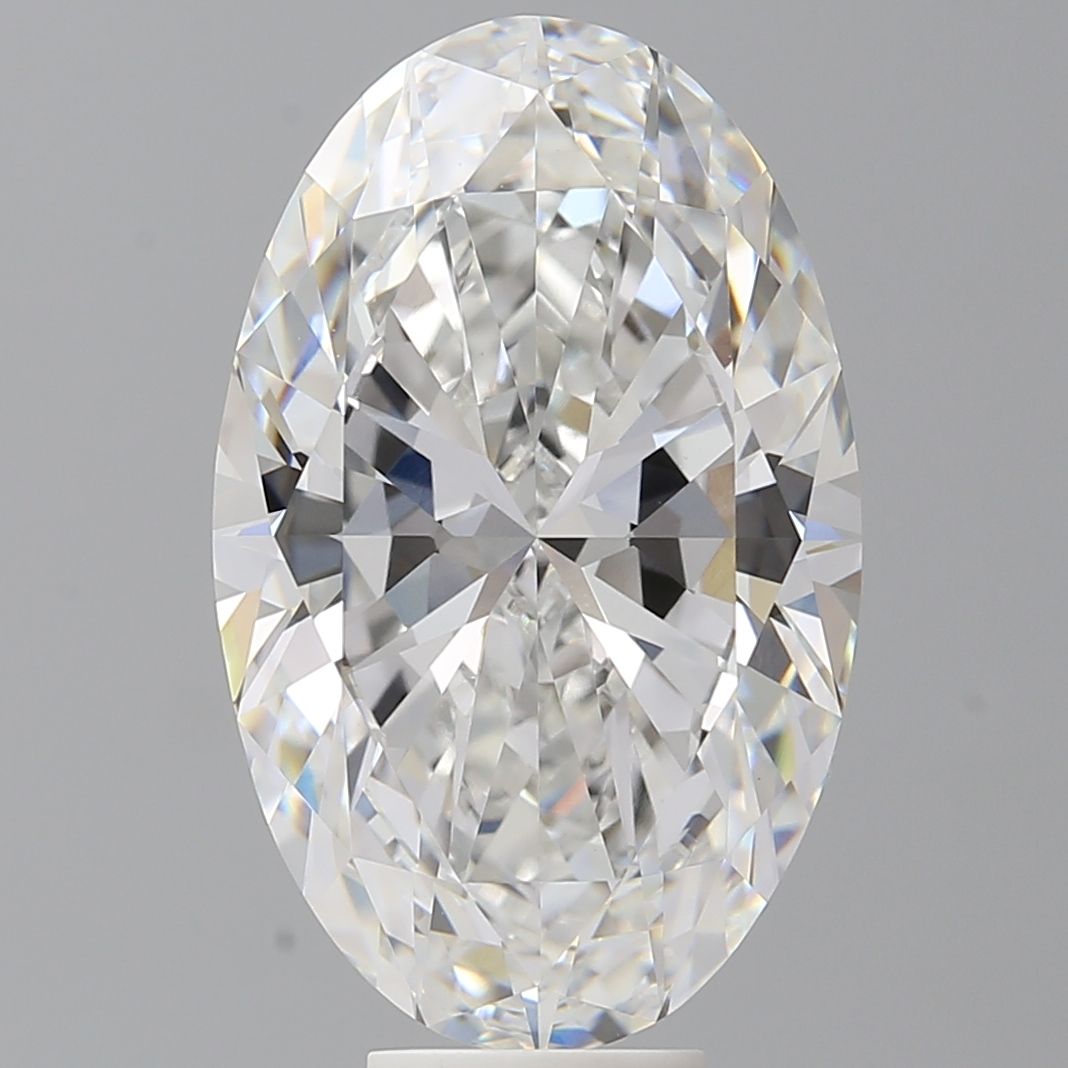 9.09 ct. oval Lab Grown Diamond front image