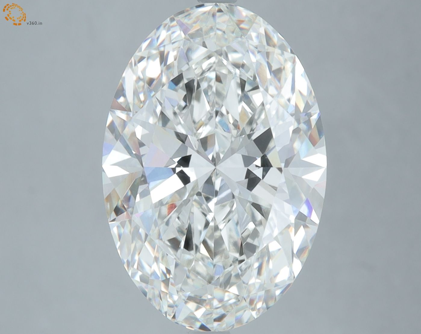 6.02 ct. oval Lab Grown Diamond front image