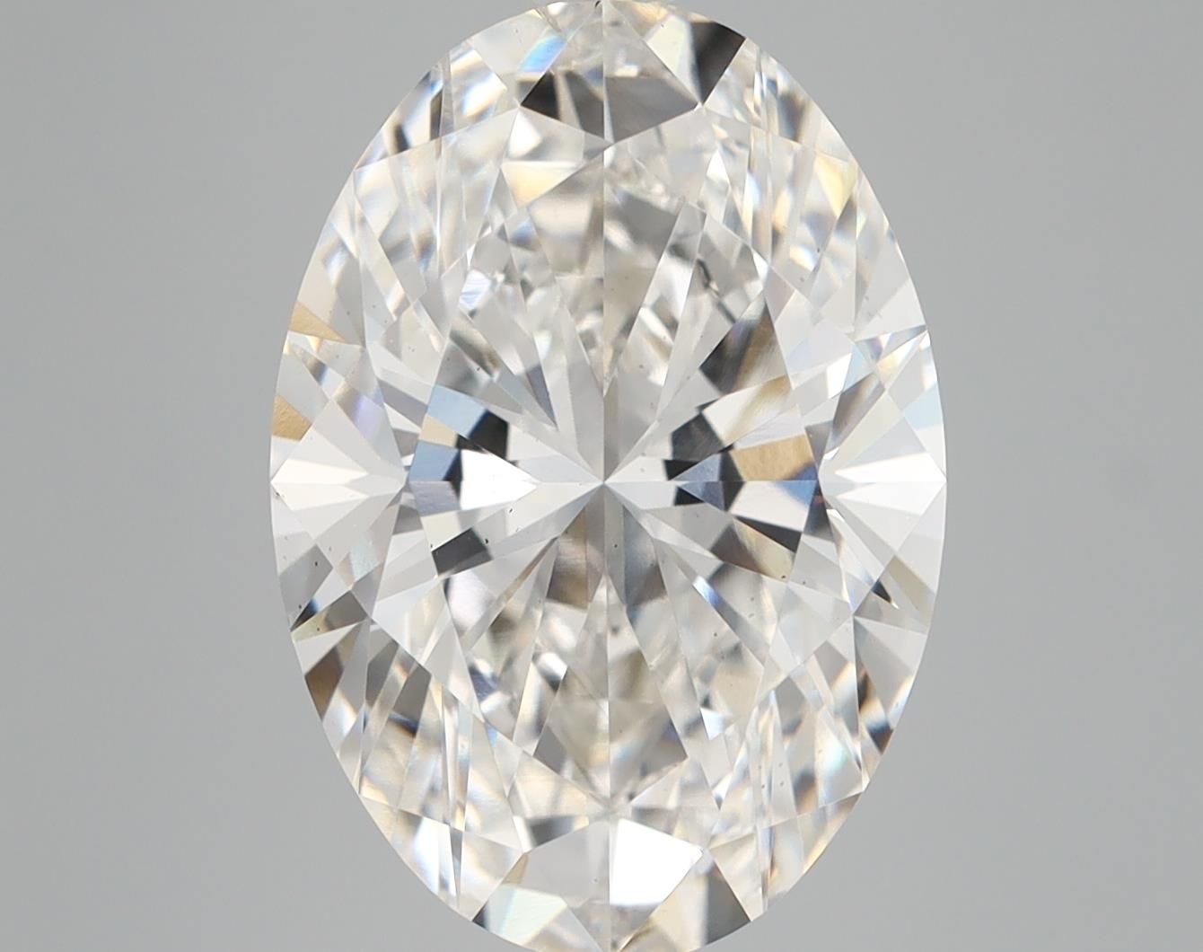 6.05 ct. oval Lab Grown Diamond front image