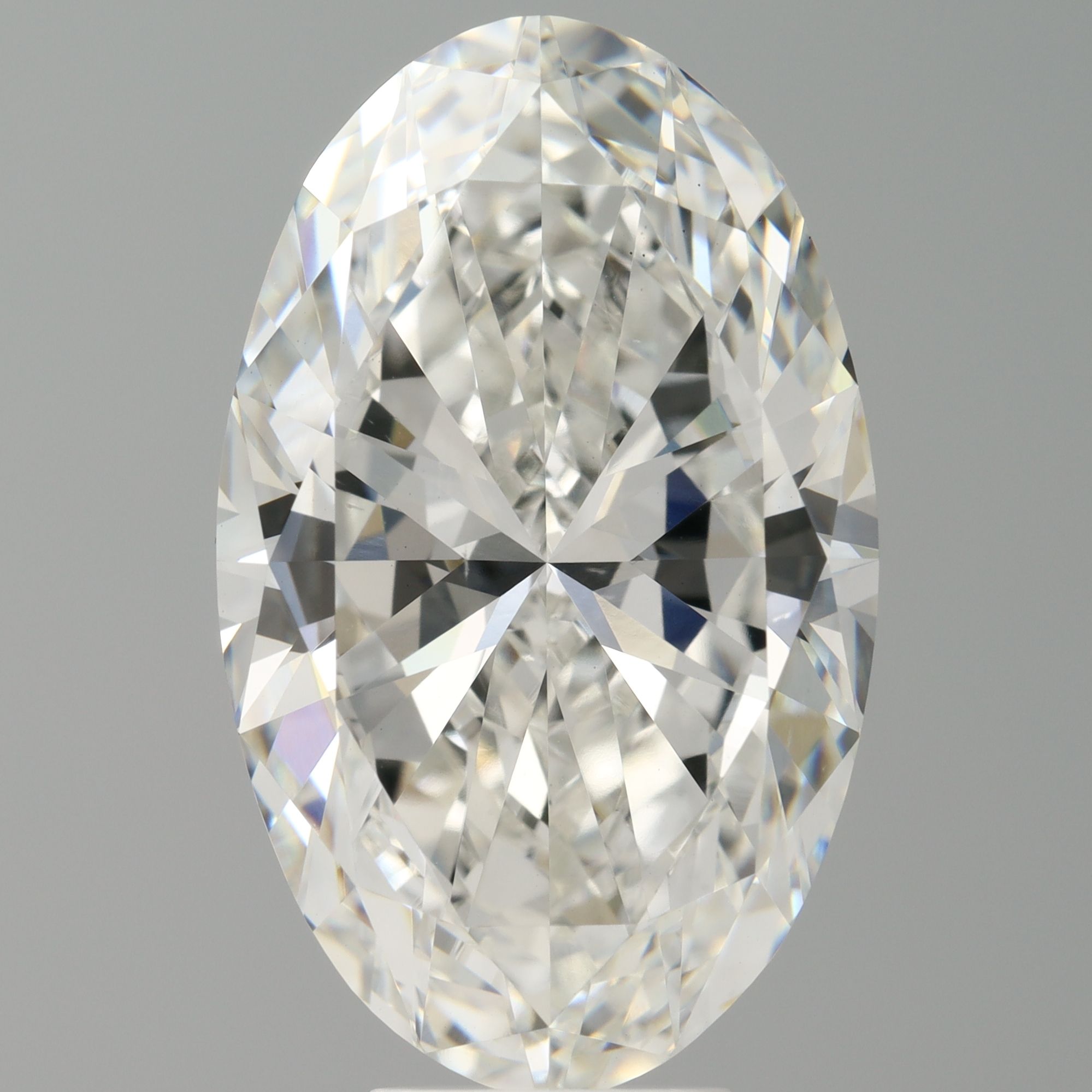 8.02 ct. oval Lab Grown Diamond front image
