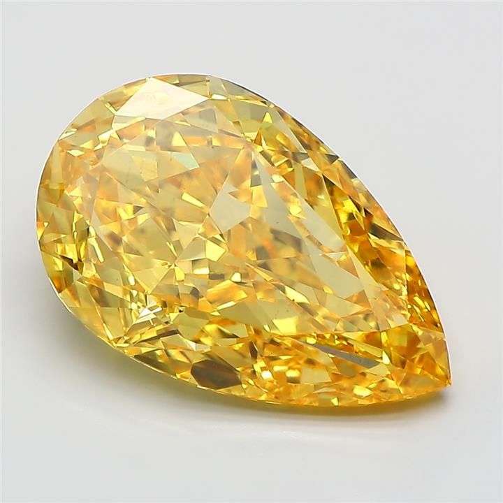 6.35 ct. pear Lab Grown Diamond front image