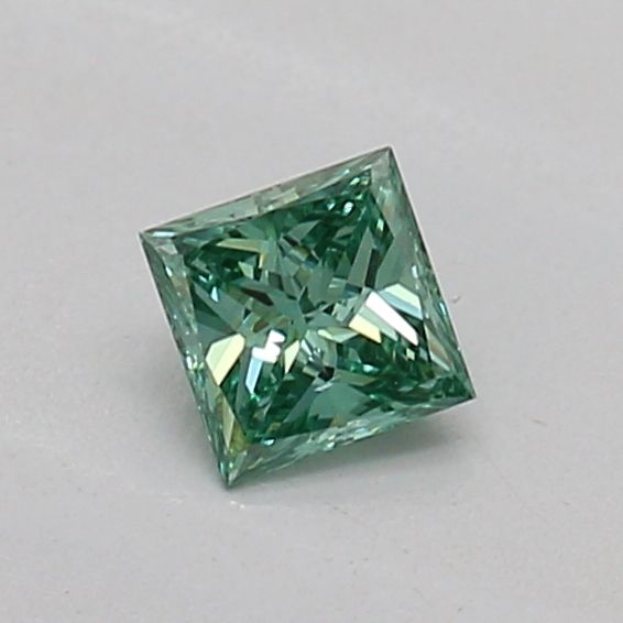 0.16 CT Fancy Vivid Green PRINCESS