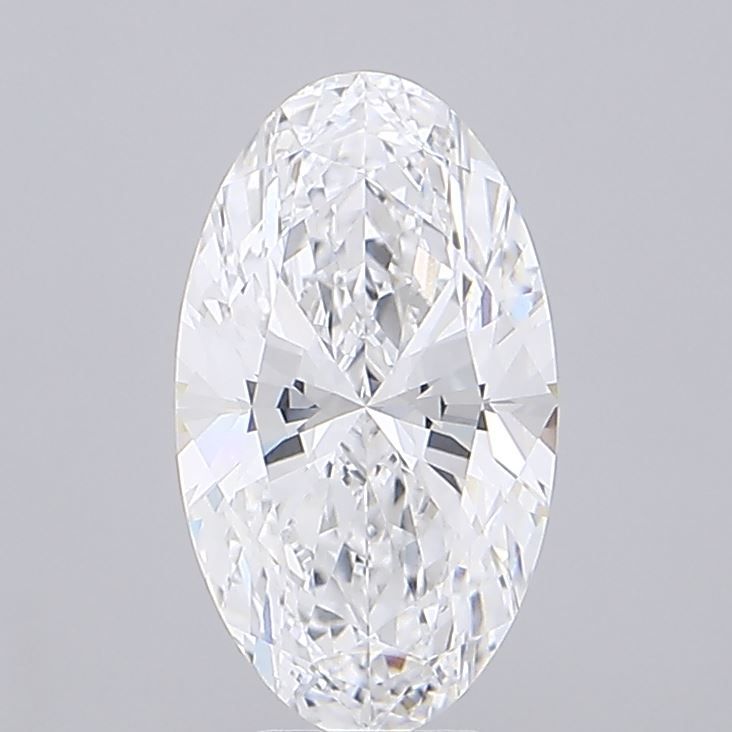 6.03 ct. oval Lab Grown Diamond front image